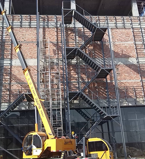 惠州钢结构楼梯安装